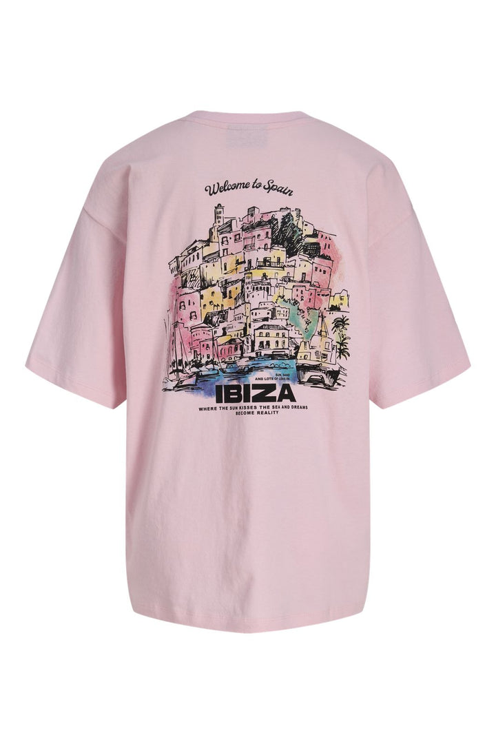 Jjxx - Jxmillow Loose Ss Tee Sp226 - 4979724 Pink Lady Welcome To Spain Ibiza