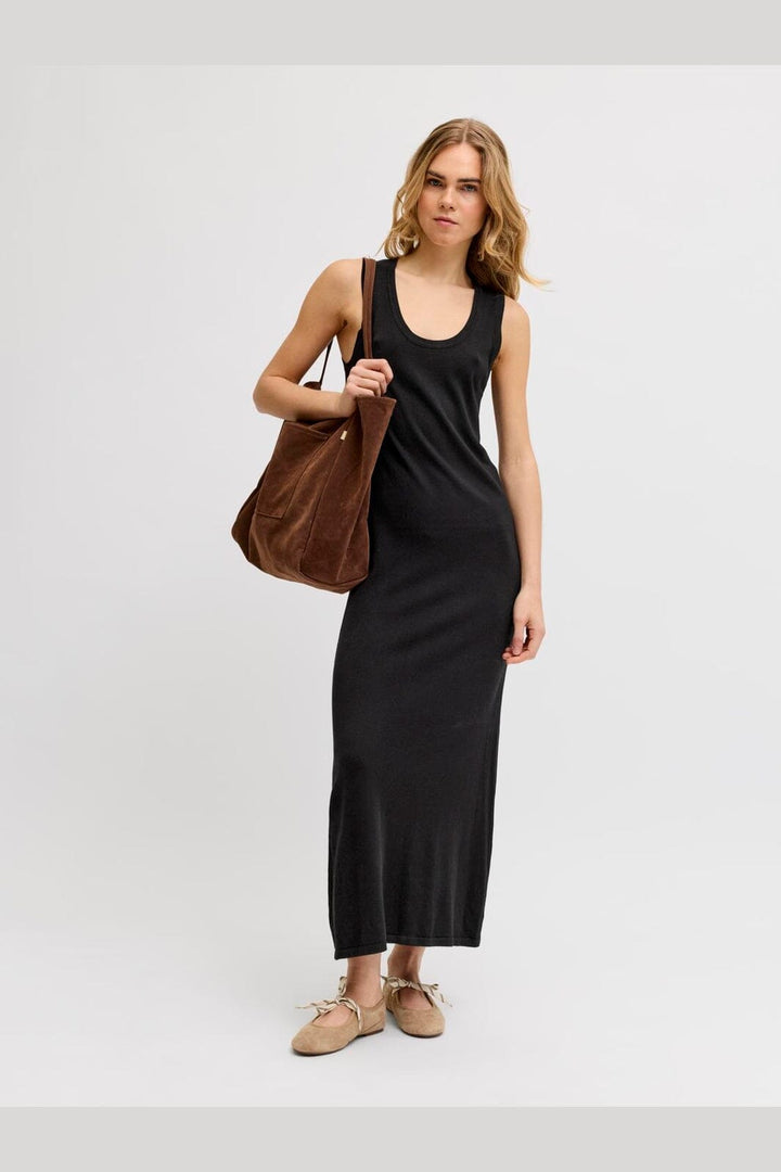 Jjxx - Jxmina Comfy Long Dress Knit Sn - 4916186 Black