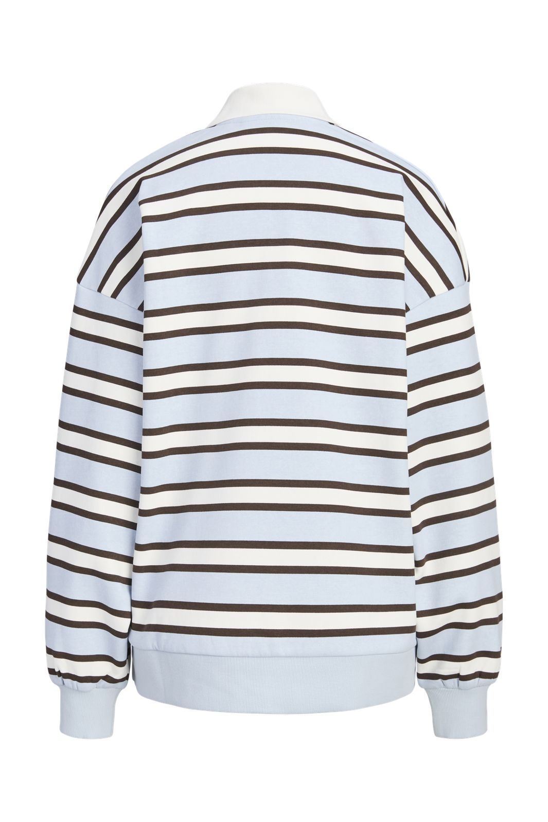 Jjxx - Jxpaloma Ls Stripe Polo Swt - 5129626 Skyway Vanilla Ice / Demitasse