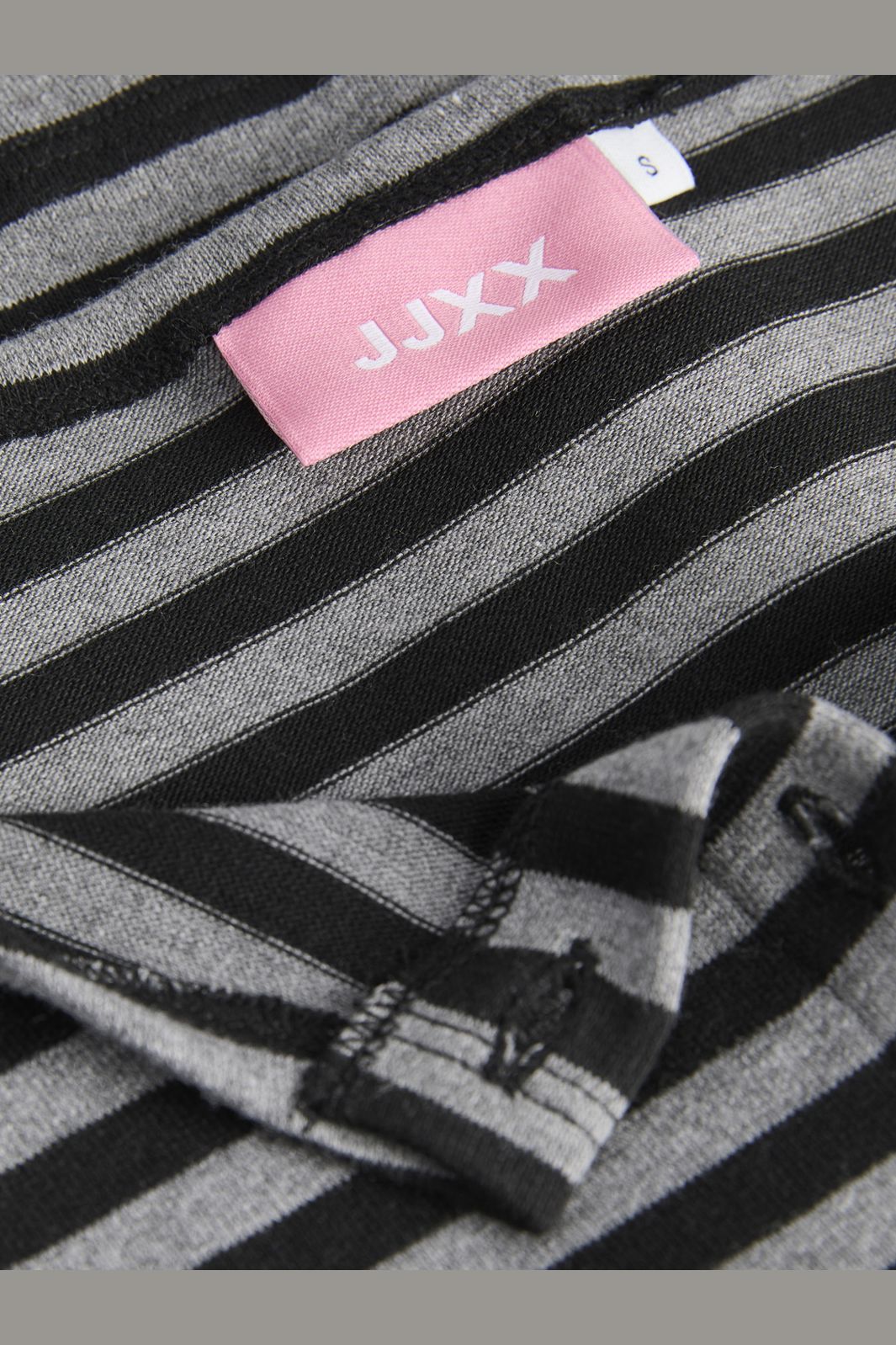 Jjxx - Jxpaula Stripe Ls Cardigan Ln - 5129742 Black Grey