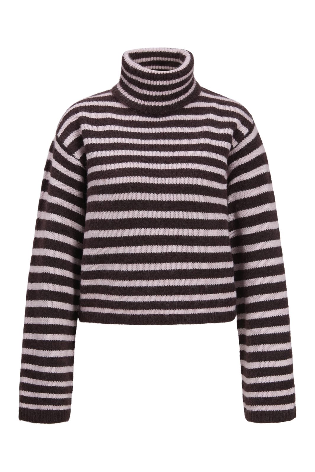 Jjxx - Jxrosanna Roll Neck Knit - 5128808 Fudge / Pink Nectar