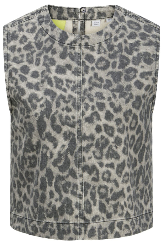 Jjxx - Jxsarah Maggie Leo Top - 4766493 Thunderstorm Leopard