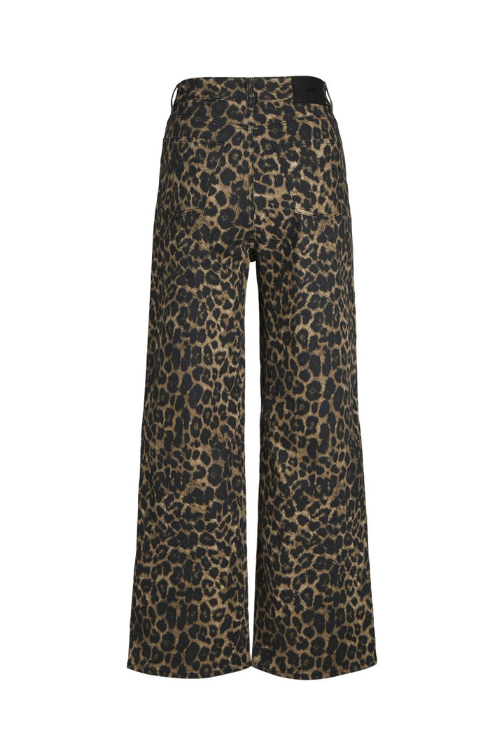 Jjxx - Jxsarah Wide Pant Sn - 4702530 Cornstalk Leopard