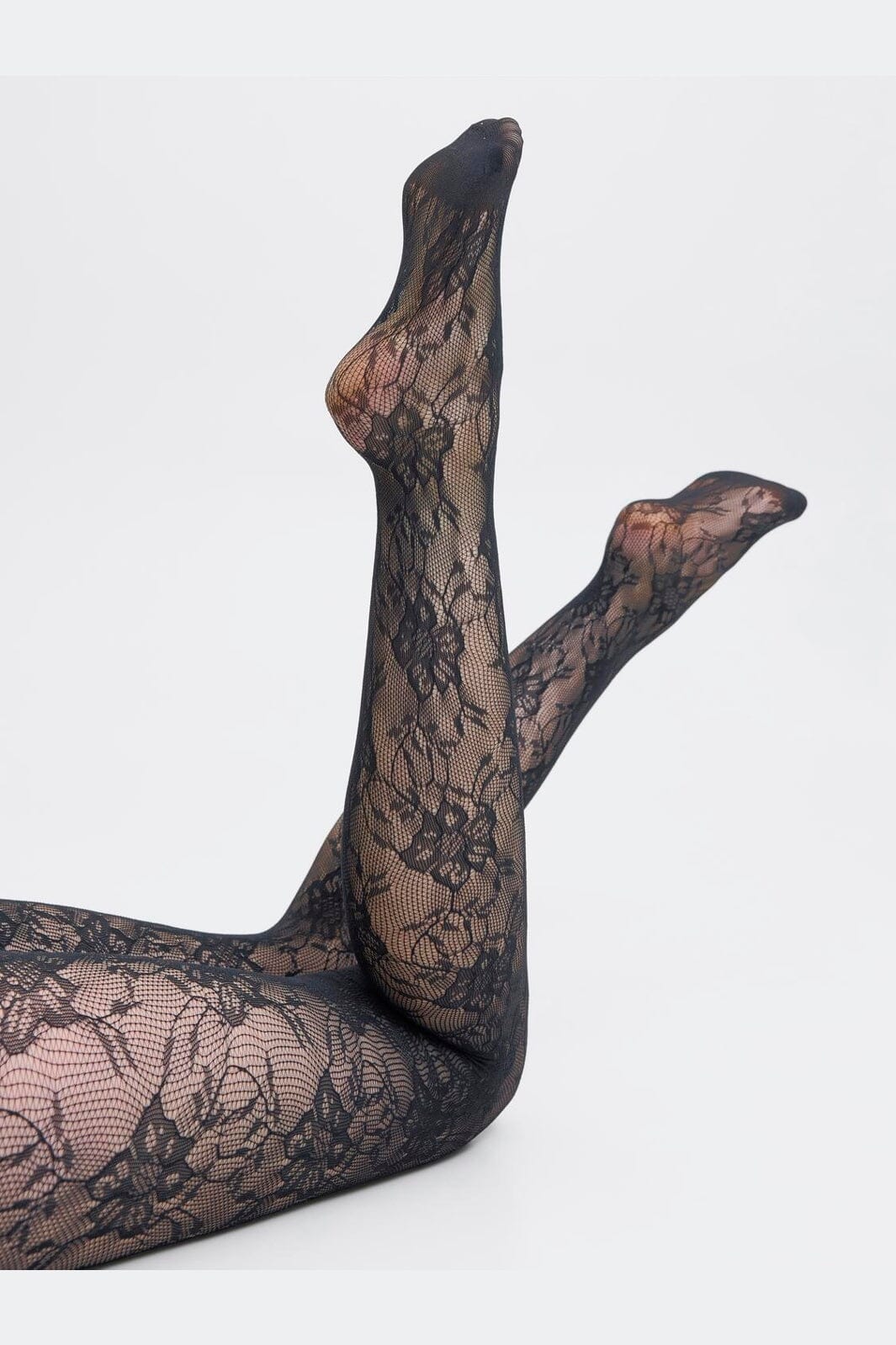 Jjxx - Jxtilly Lace Flower Tight Acc Ln - 4988362 Black W. Black Pattern