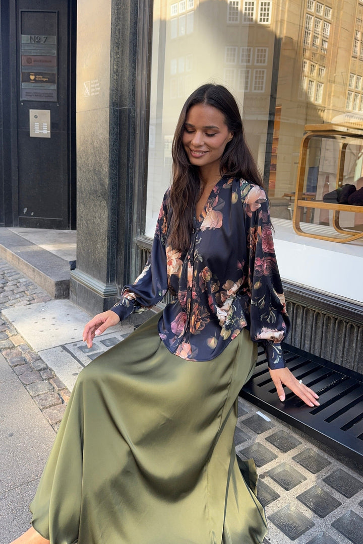 Karmamia - Amelia Shirt 2218 - Scarlett Flower Skjorter 