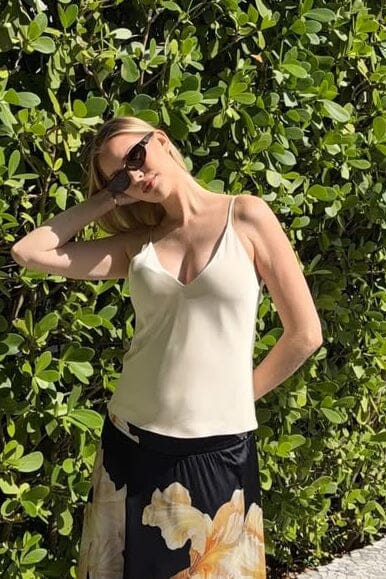 Karmamia - Camisole Top 2361 - Semi Rich Porcelain Toppe 