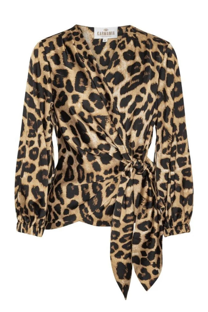 Karmamia - Elena Blouse 2211 - Hammered Leopard