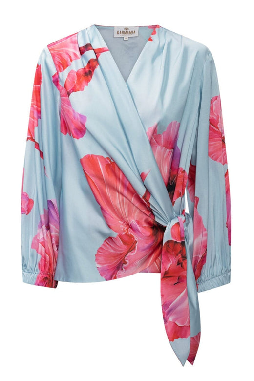 Karmamia - Elena Blouse 2372 - Fuchsia Maxi Flower