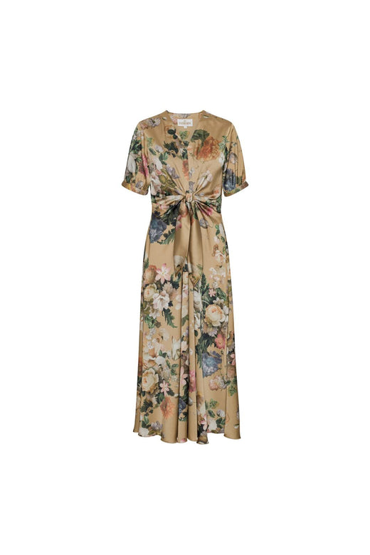 Karmamia - Faye Dress 2158 - Taupe Bloom