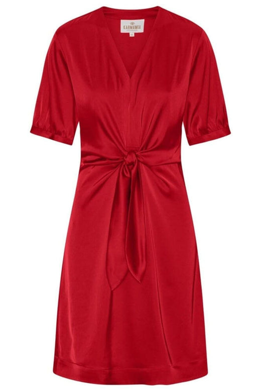 Karmamia - Faye Dress (Short) 2300 - Semi Rich Deep Red Kjoler 