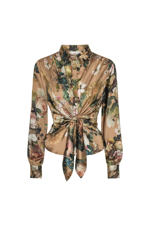 Karmamia - Lee Shirt 1949 - Tan Bloom