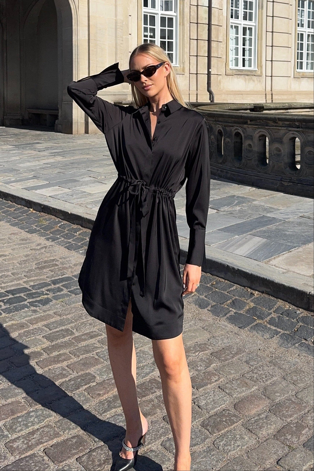 Karmamia - Nakita Dress 2247 - Hammered Black Kjoler 