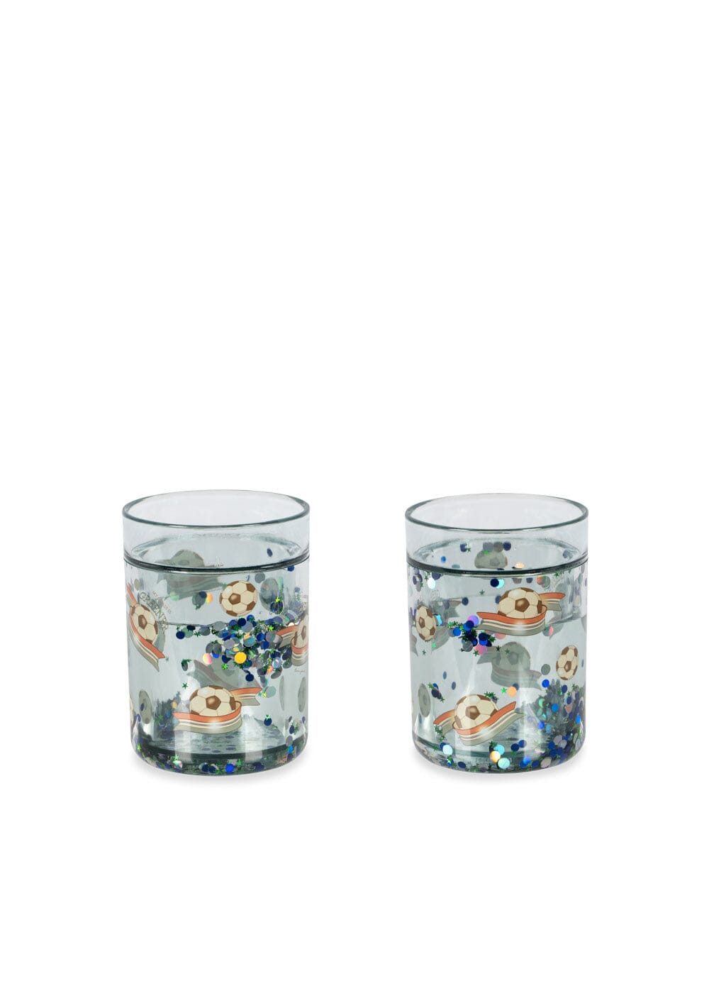 Konges Sløjd - 2 Pack Glitter Cups Ks105837 - Off White/kick It