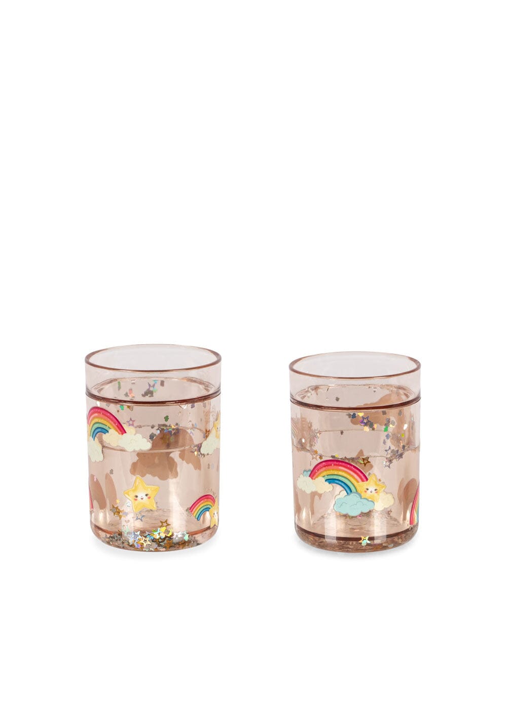 Konges Sløjd - 2 Pack Glitter Cups Ks105837 - Rainbow