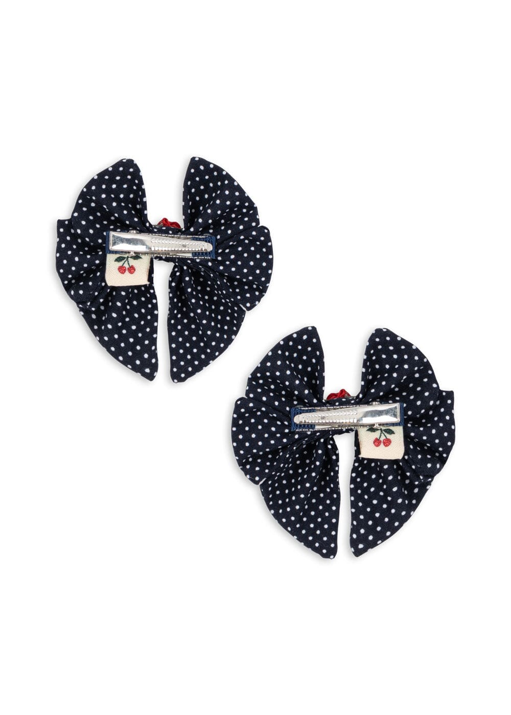 Konges Sløjd - 2 Pack Rose Rouge Bow Hair Clip Ks105856 - Dot Nuit