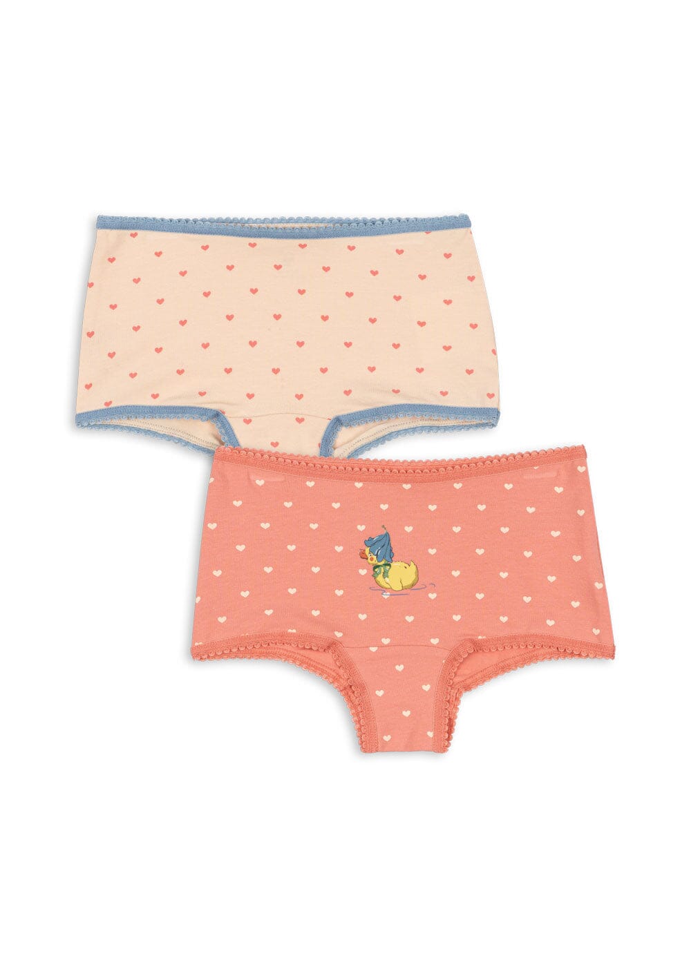 Konges Sløjd - Basic 2 Pack Girl Hipster Gots Ks105889 - Coeur Lantana/teddy Coeur