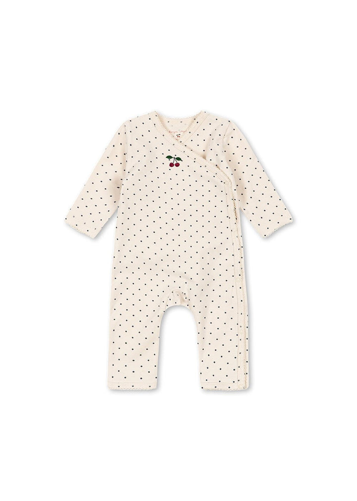 Konges Sløjd - Basic Newborn Onesie Gots Ks105898 - Blue Dot