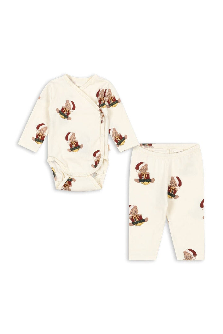 Konges Sløjd - Basic Newborn Set Gots Ks106382 - Teddy Bear