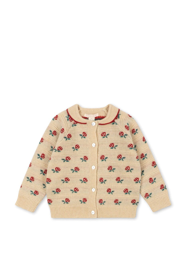 Konges Sløjd - Belou Collar Cardigan Ks106393 - Rose Cardigans 