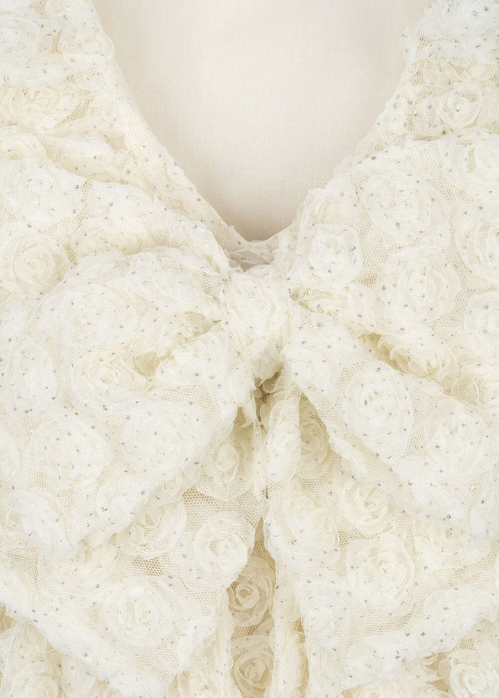 Konges Sløjd - Celebration Cianna Flower Dress Ks103564 - Eggnog Kjoler 