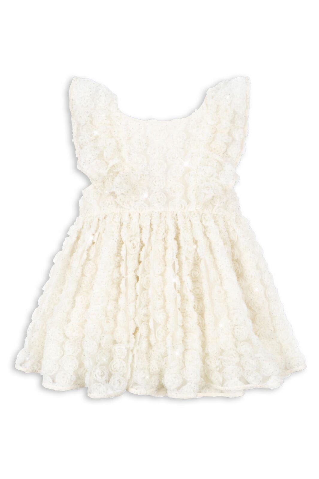 Konges Sløjd - Celebration Cianna Flower Dress Ks103564 - Eggnog Kjoler 
