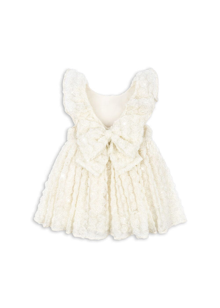 Konges Sløjd - Celebration Cianna Flower Dress Ks103564 - Eggnog Kjoler 