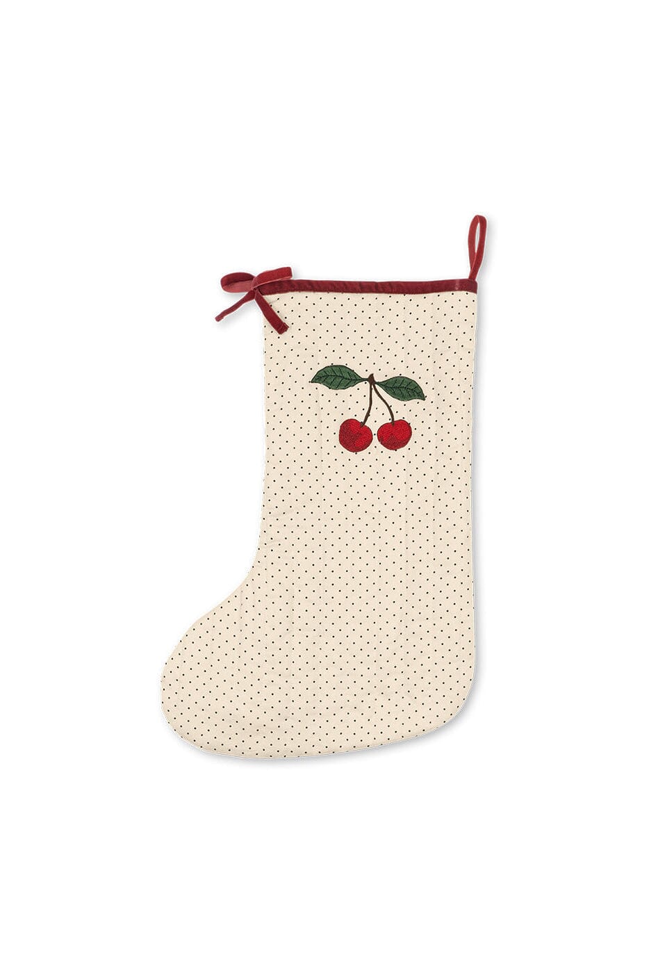 Konges Sløjd - Christmas Stocking Ks107397 - Cherry Julepynt 