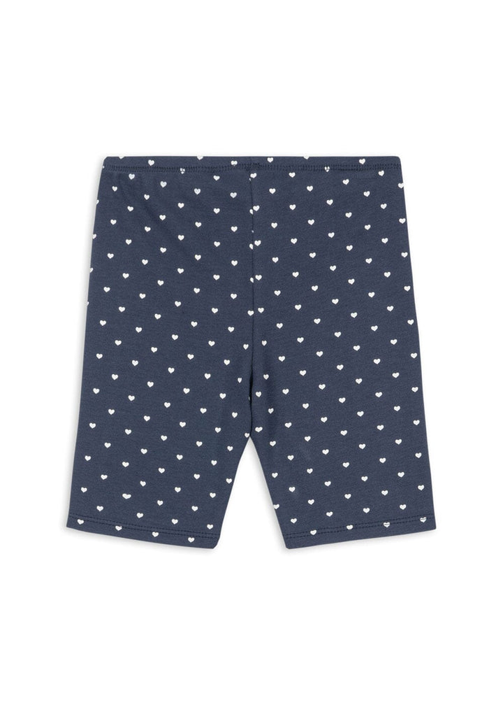 Konges Sløjd - Classic Short Leggings Gots Ks104733 - Heart Blues Leggings 