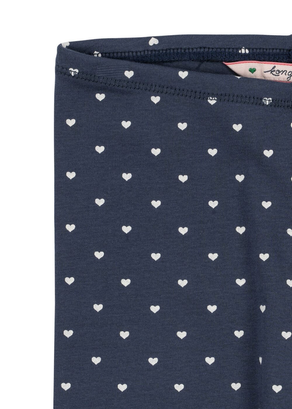 Konges Sløjd - Classic Short Leggings Gots Ks104733 - Heart Blues Leggings 