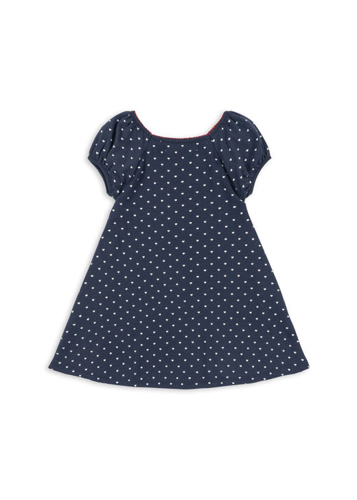 Konges Sløjd - Classic Ss Dress Gots Ks104734 - Heart Blues Kjoler 