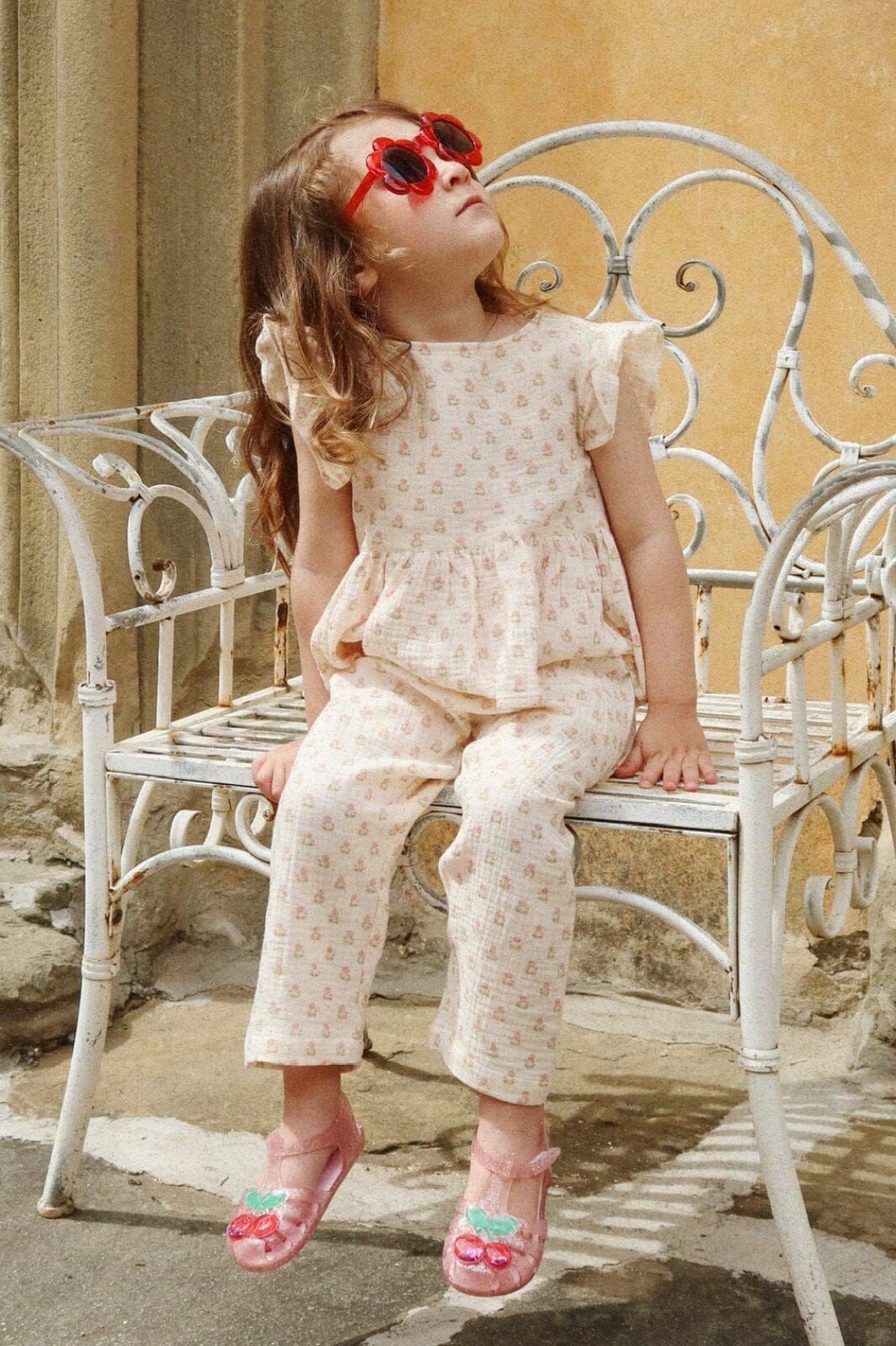 Konges Sløjd - Coco Pants Gots Ks104742 - Carta Rosa