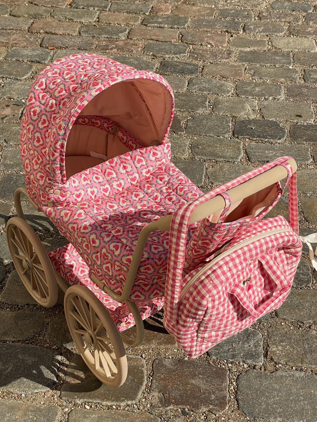 Konges Sløjd - Doll Bag Ks105329 - Bubblegum Check