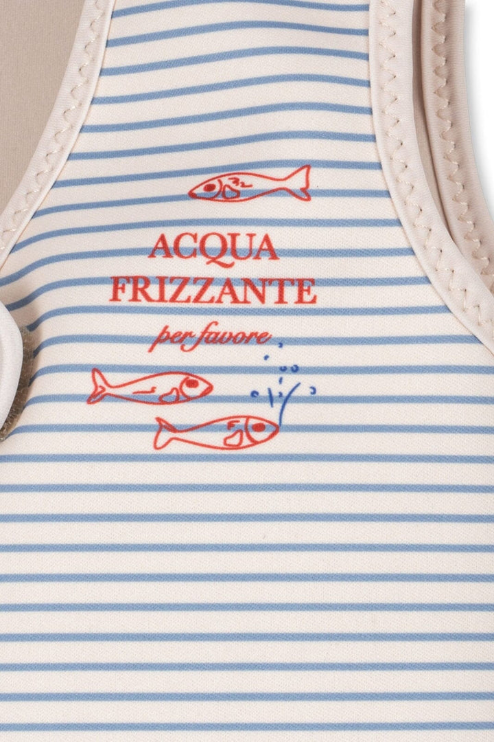 Konges Sløjd - Ellis Swim Vest Ks104783 - Stripe Bluie