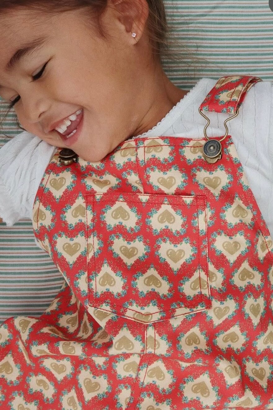 Konges Sløjd - Frankie Overall Dress Gots Ks103181 - Felice Kjoler 