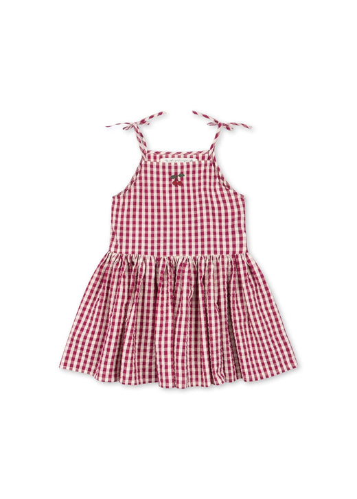 Konges Sløjd - Isotta Dress Gots Ks105603 - Raspberry Check