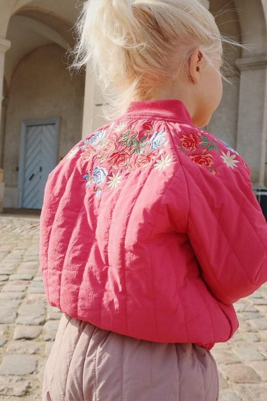 Konges Sløjd - Juno Bomber Jacket Ks103484 - Raspberry Wine