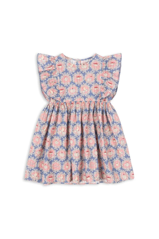 Konges Sløjd - Kim Frill Dress Gots Ks104904 - Snack Time Kjoler 