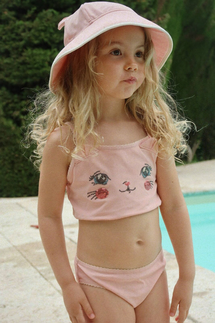 Konges Sløjd - Kitty Swim Hat Grs Ks104920 - Powder Pink Hatte 
