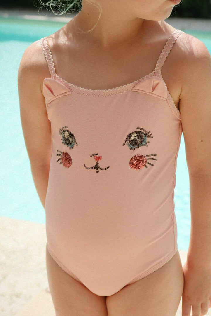 Konges Sløjd - Kitty Swimsuit Grs Ks104922 - Powder Pink Badedragter 