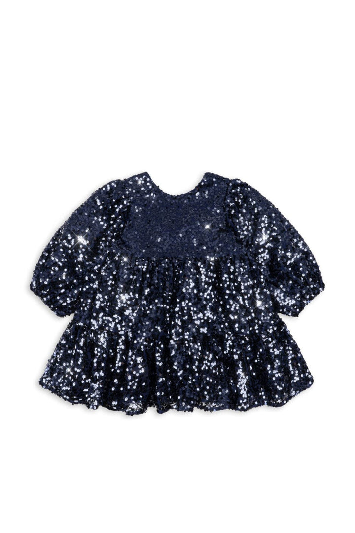 Konges Sløjd - Lila Sequins Bow Dress Ks106100 - Total Eclipse