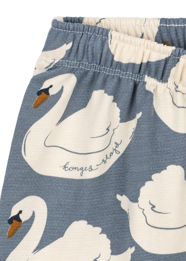 Konges Sløjd - Loupy Print Sweat Pants Gots Ks106115 - Swan