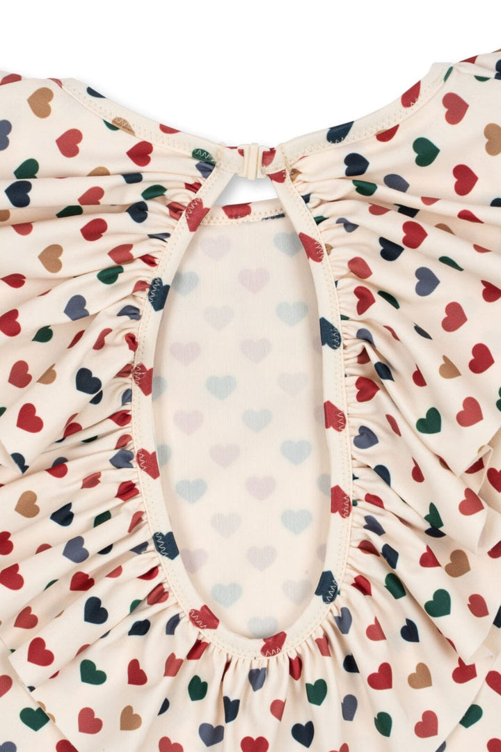 Konges Sløjd - Manuca Ls Swimsuit Grs Ks102514 - Coeur Coloré
