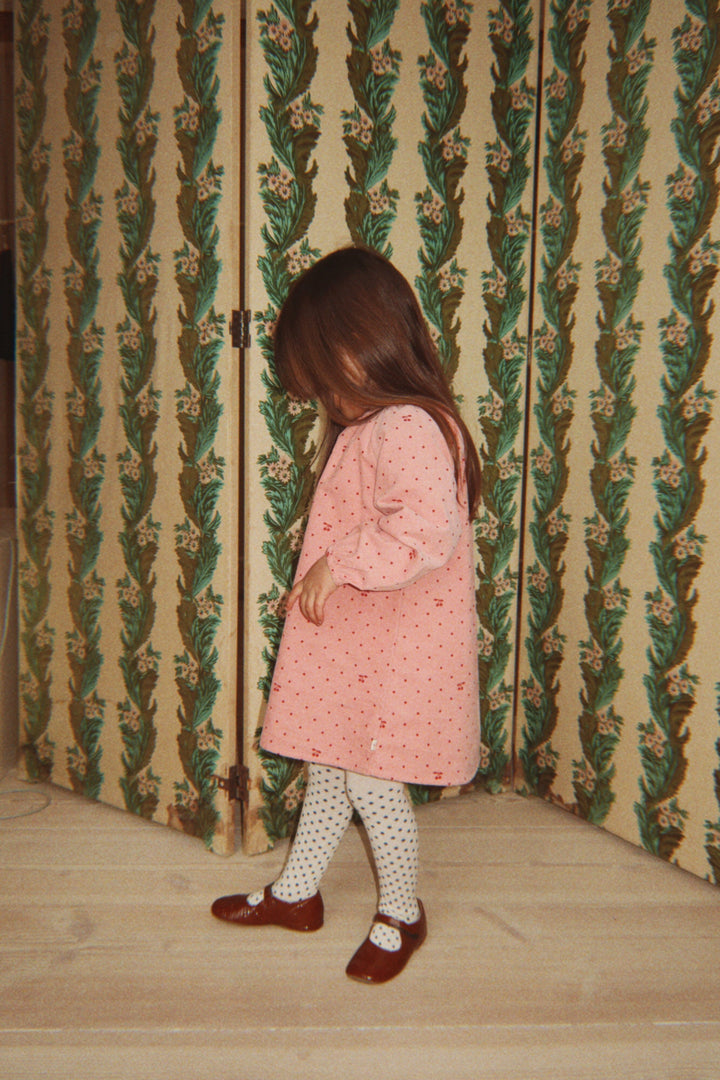 Konges Sløjd - Marlo Dress Gots Ks106146 - Cherry Dot Scarlet Kjoler 