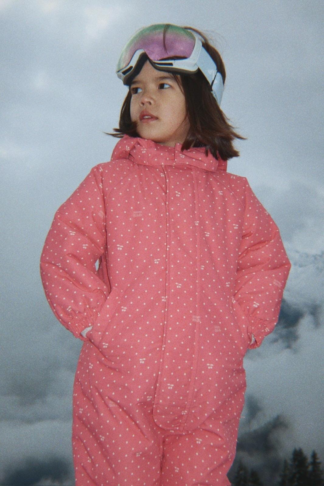 Konges Sløjd - Nohr Snowsuit Print Ks105750 - Cherry Berry Dot Flyverdragter 