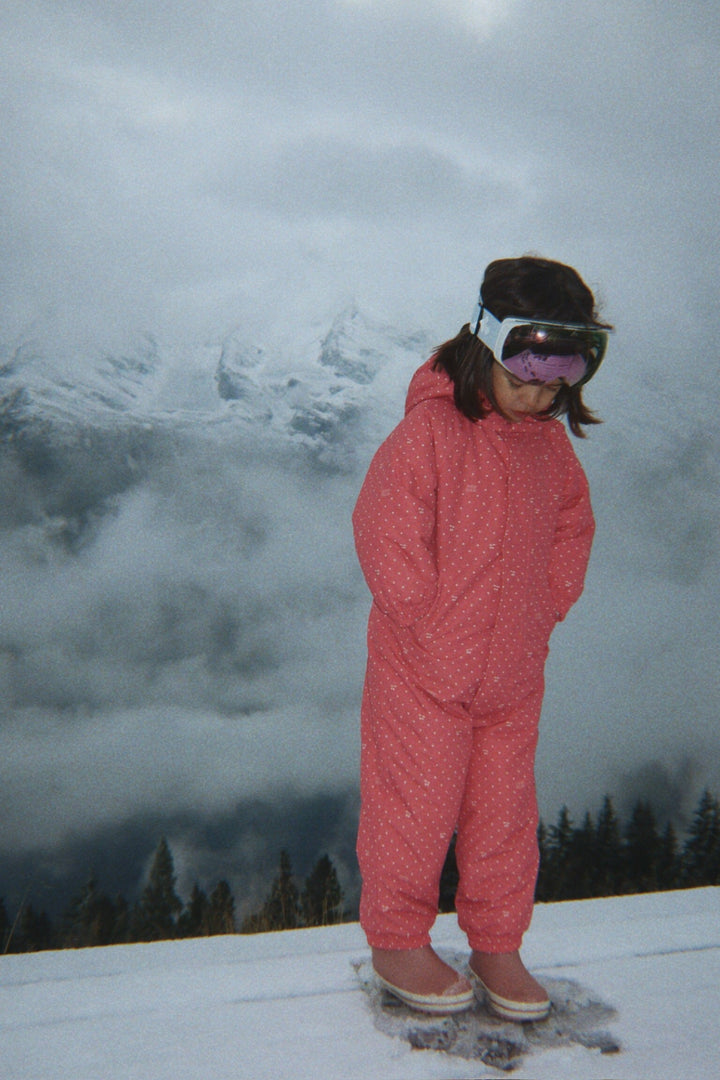 Konges Sløjd - Nohr Snowsuit Print Ks105750 - Cherry Berry Dot Flyverdragter 