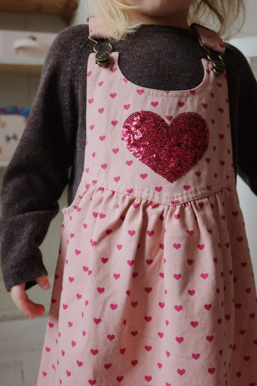 Konges Sløjd - Nola Sequin Spencer Dress Gots Ks103949 - Berry Coeur