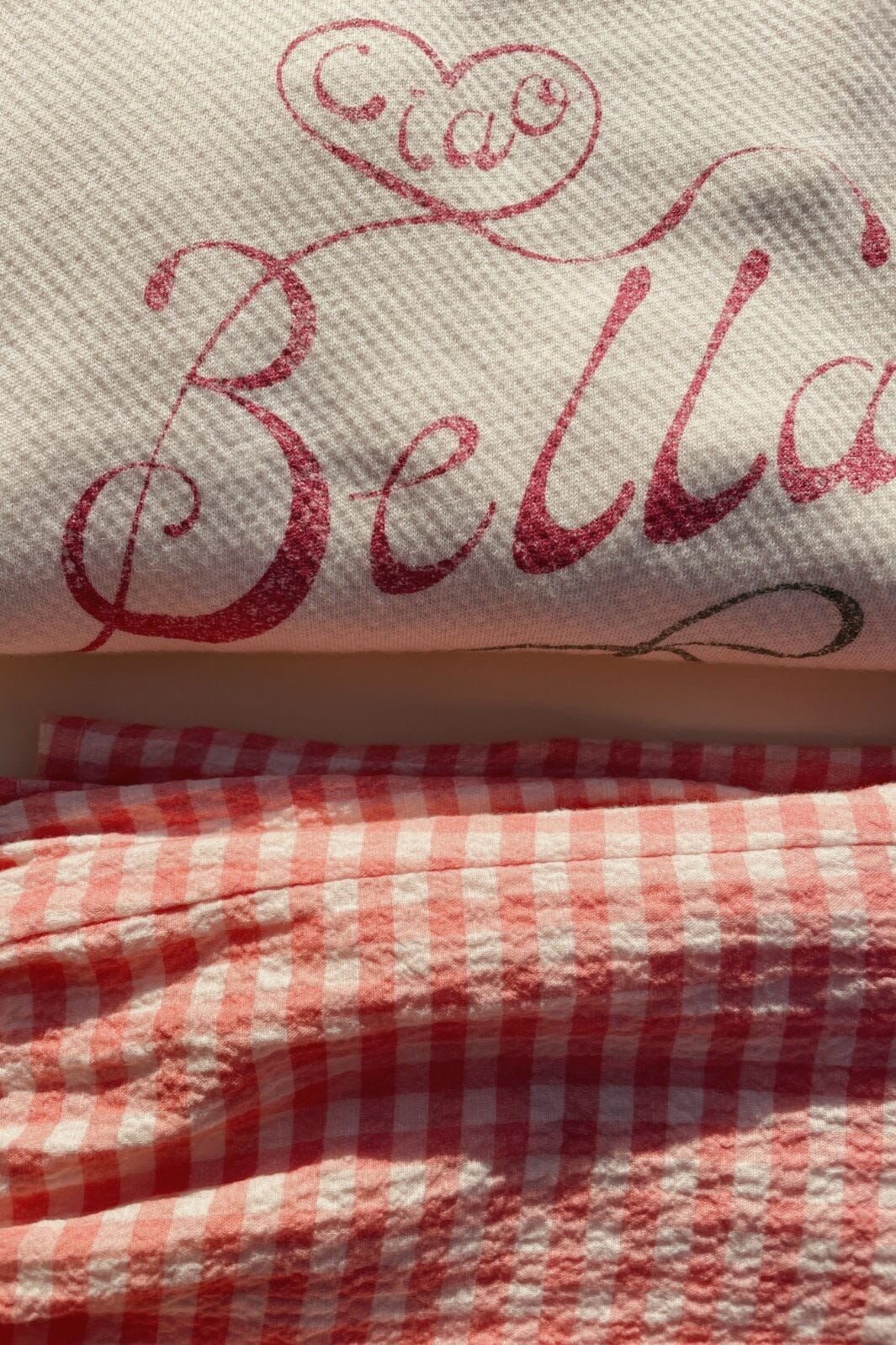 Konges Sløjd - Rhw X Ks Bella Pants Gots Ks103590 - Peach Blossom Check
