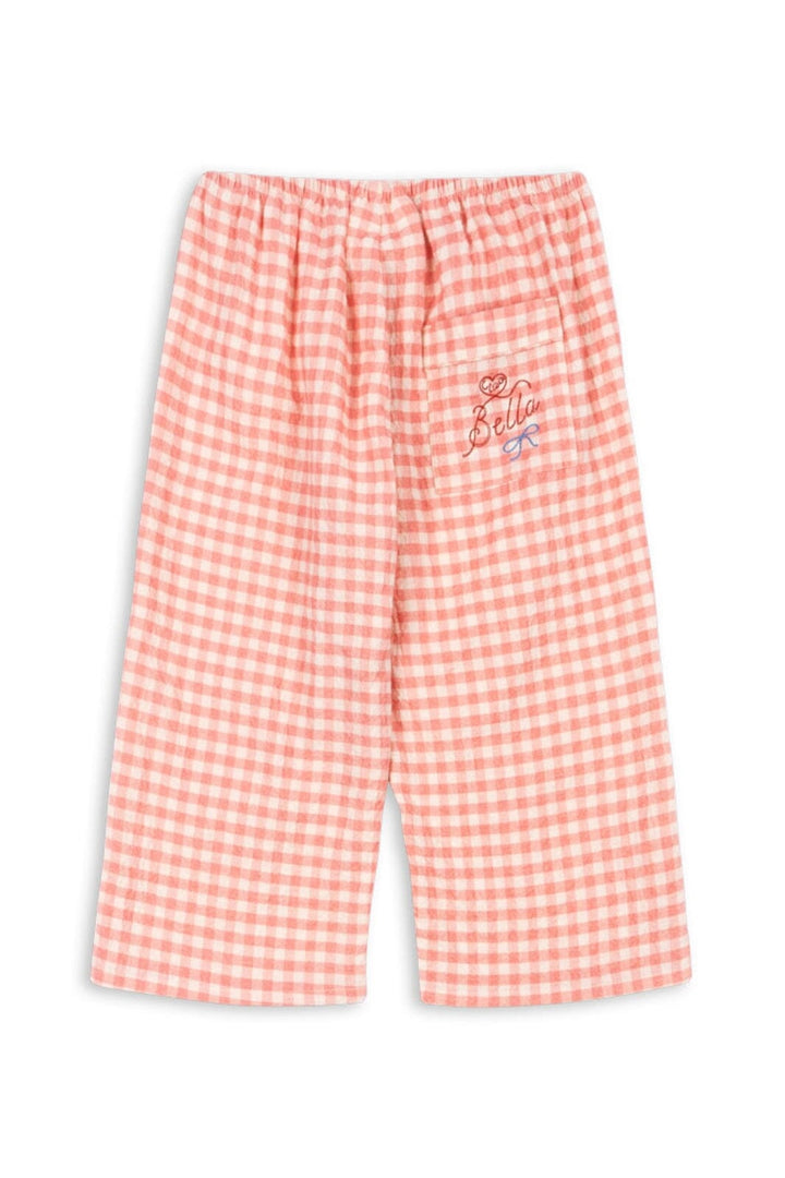 Konges Sløjd - Rhw X Ks Bella Pants Gots Ks103590 - Peach Blossom Check