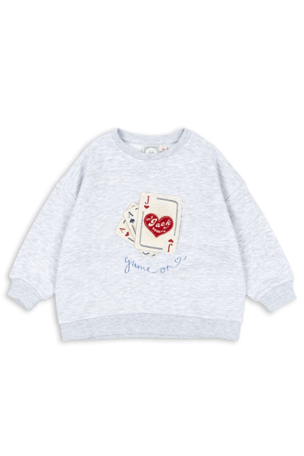 Konges Sløjd - Rhw X Ks Jack Sweat Ocs Ks103603 - Light Grey Melange
