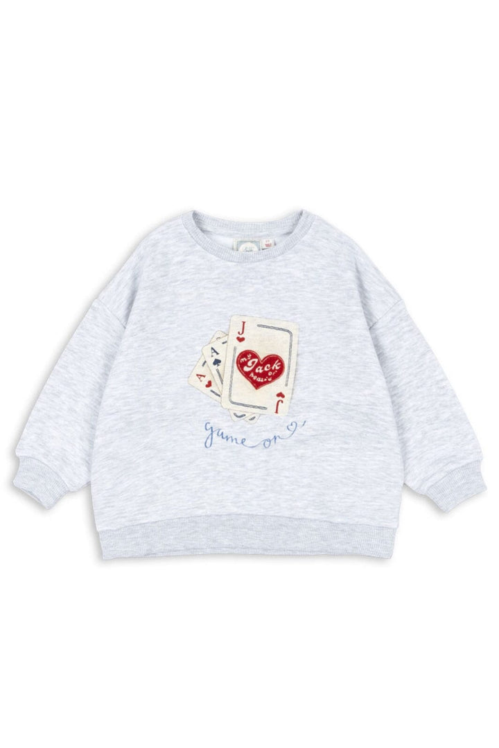 Konges Sløjd - Rhw X Ks Jack Sweat Ocs Ks103603 - Light Grey Melange